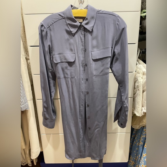 Equipment long silk shirt with tie size XS - Picture 4 of 4